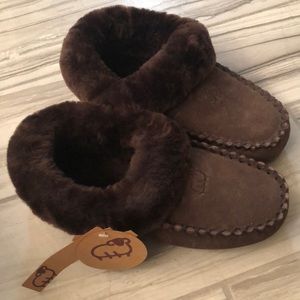 Leather Lamo booties - Never Worn